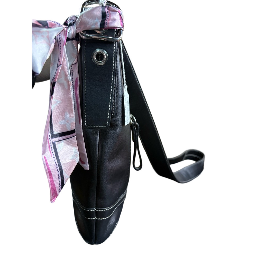 COACH Legacy Soho Vintage Slim Shoulder Duffle Hobo Convertible Leather Bag - Picture 5 of 15
